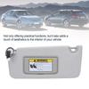 Sun Visor Assembly Block Sunlight Improve Visual Comfort Heat Insulation Elegant Sunvisor Replacement for Car Left: 83280 TA5 A51ZA