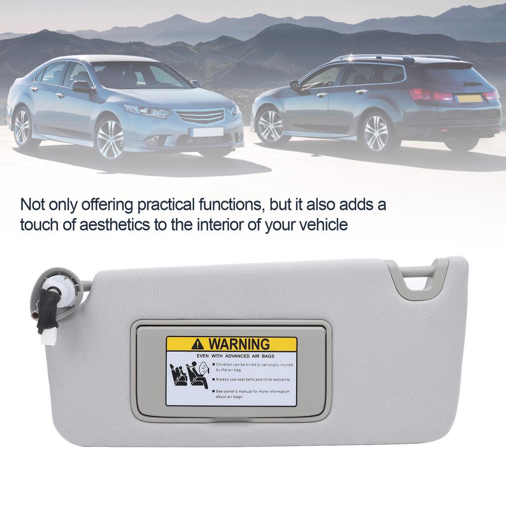 Sun Visor Assembly Block Sunlight Improve Visual Comfort Heat Insulation Elegant Sunvisor Replacement for Car Left: 83280 TA5 A51ZA