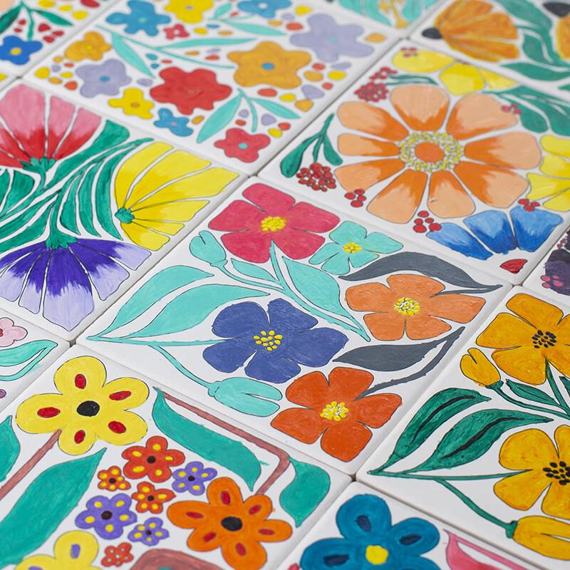 SOVO Diatomaceous Earth DIY Painting Coaster