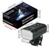 10LED Bicycle Lamp IP66 Waterproof Bike Headlight 5000mAh Light Last Up To 10.8H Battery Display for Road Mountain Night Cycling