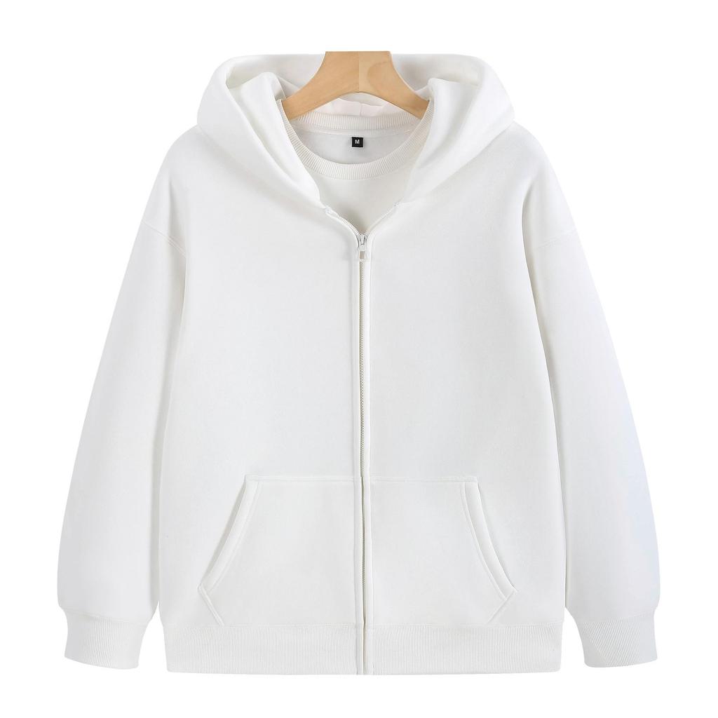 Podzimní/Zimní Zesílená Mikina z Australské Bavlny Polární Fleece, Spuštěná Ramena, Unisex Volný Střih, Plus Samet, Khaki.