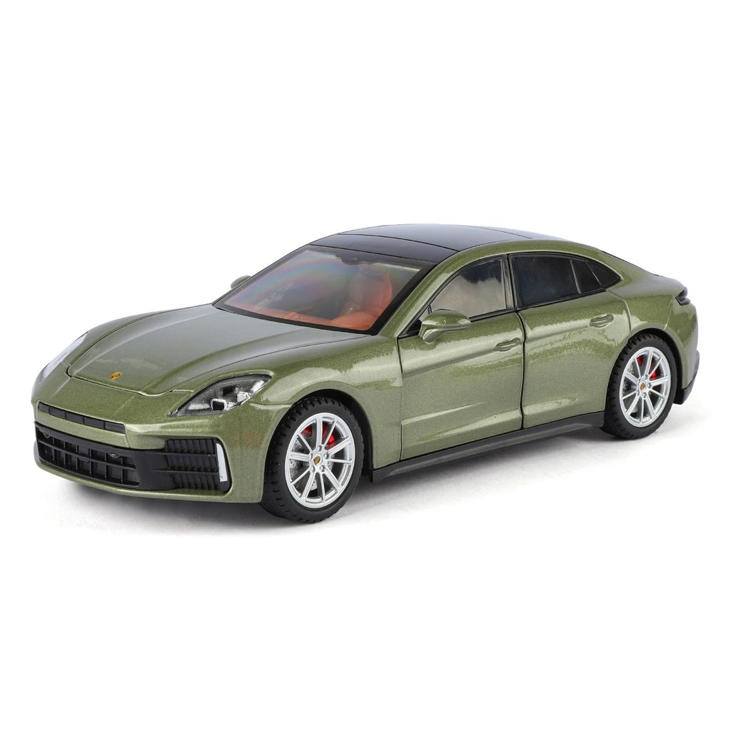 AABKQ1 1:24 Simulate Porsche Panamera Alloy Car Model, Collect Car Doors That Can Be Opened with Sound and Light, Supercar Ornaments