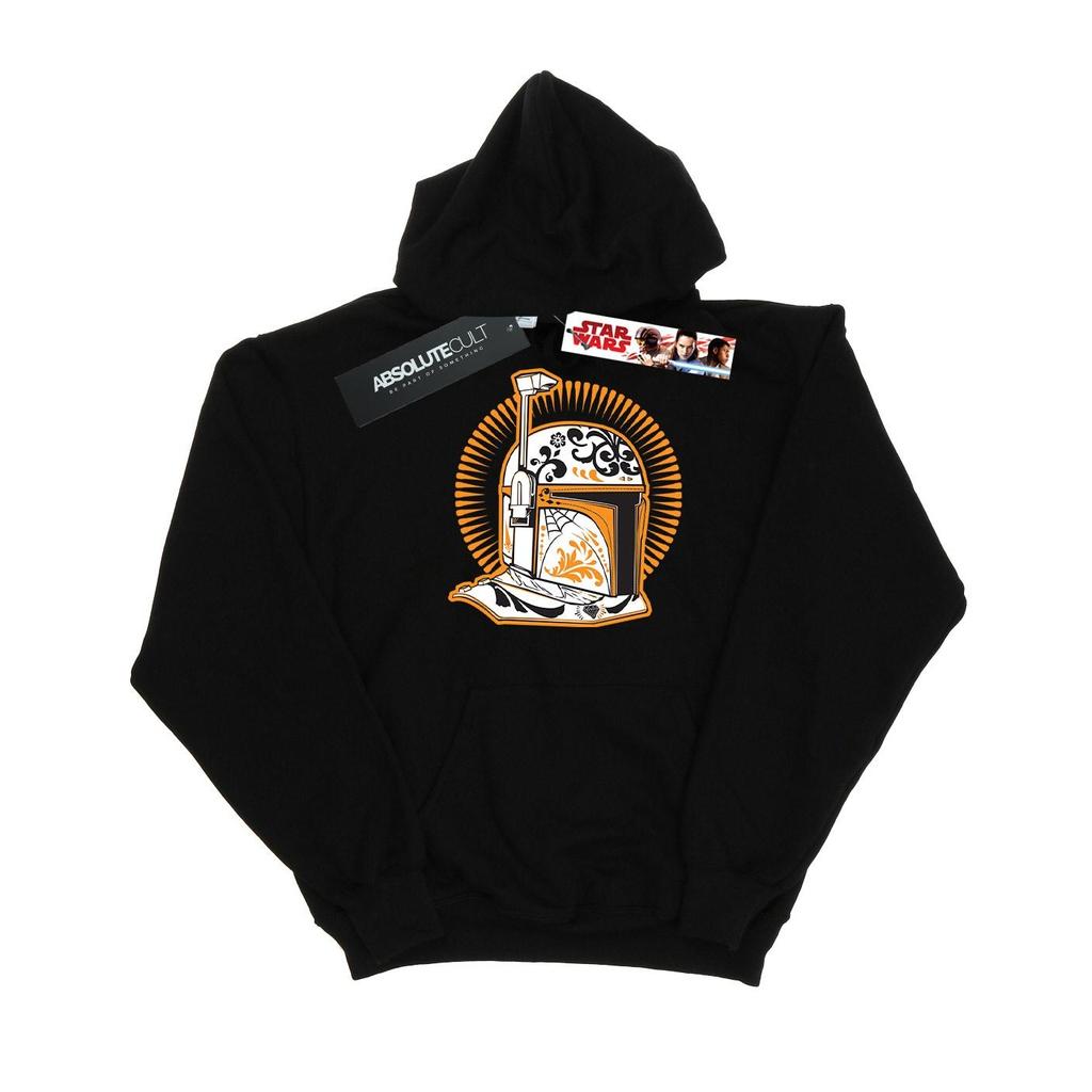Star Wars Mens Boba Fett Dia De Los Muertos Hoodie