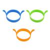 Silicone Egg Ring Mold Heat Resistant Nonstick Cooking Tool for Perfect Fried Eggs Pancakes Orange Silicone Egg Ring