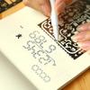 Double-Sided Template Ruler Hollow Drawing Ruler Vintage Bookmark Ruler  Diary Notebook Tool
