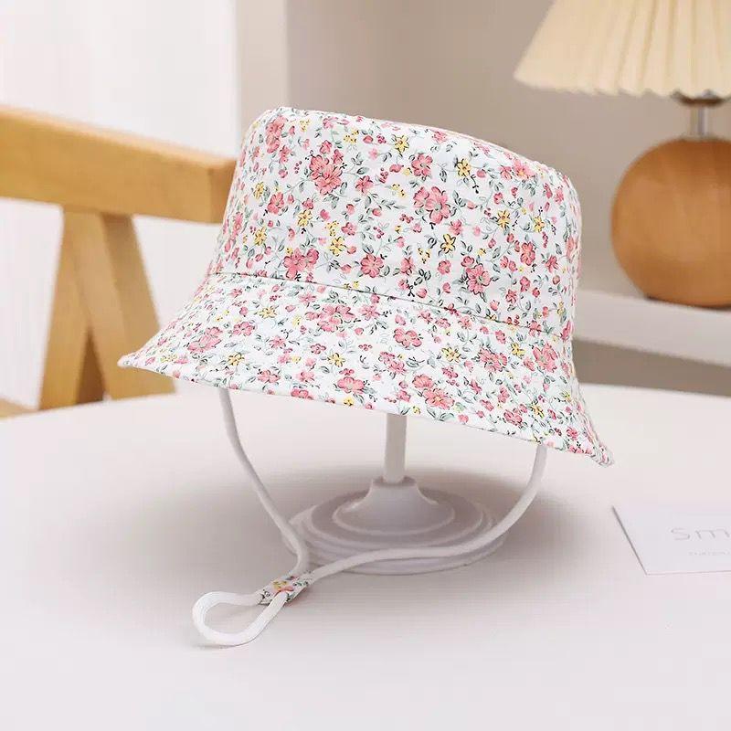 Kids Cartoon Bucket Hat Spring Summer Baby Sun Protection Cap Boys Girls UV Shield Outdoor Beach Fishing Hat