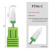 Ceramic Nail Grinding Head - Corn Bullet Rocket Shape for Electric Nail Grinder