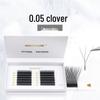 12-Row Clover Grafting Eyelashes: 0.05 mm Y-Type, Upgraded Dense, Non-Scattered Roots, Blooming Encryption False Eyelashes