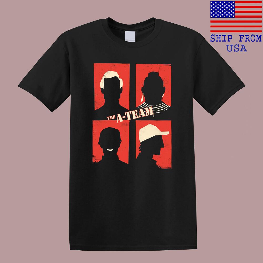 The A Team Action Tv Series Men#039;s Black Size S5XL Unisex T-Shirt M