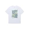 Li Ning T Shirts Men's White Crew Neck Moderate Straight Fit AHSR137-2