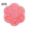 5600 Pcs Half Round Faux Pearls Flat Back Beads Bulk with Storage Box Assorted Sizes Fake Pearl Beads for Crafting DIY Nail Art Phone Decoration