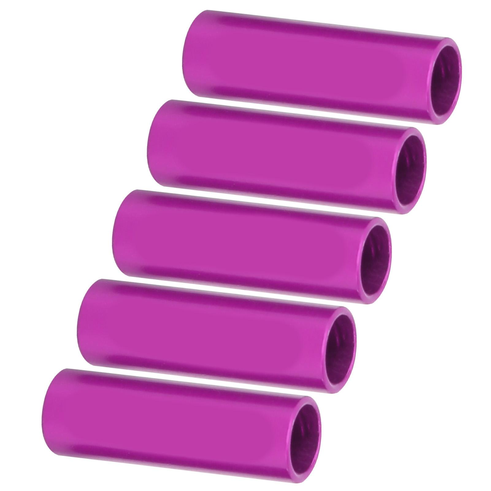 

DUUTI 5pcs 4mm Bicycle Cable End Caps Aluminum Alloy Brake Shifter Cable Tips Crimps FerrulesPurple фиолетовый