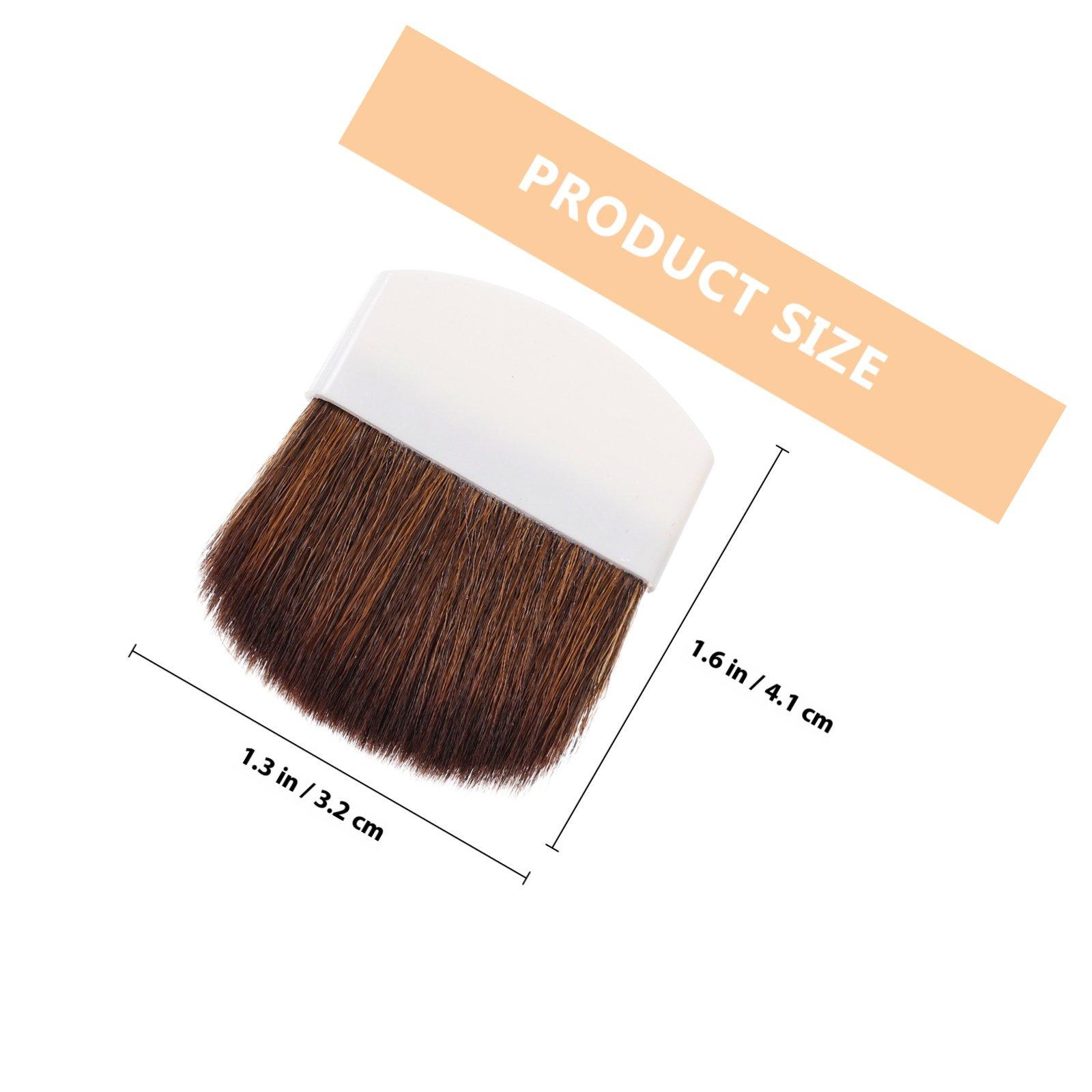 4Pcs Makeup Brush Set Blush Facial Small Tools Powder Brush Loose Powder Highlighter for Women Make Up белый