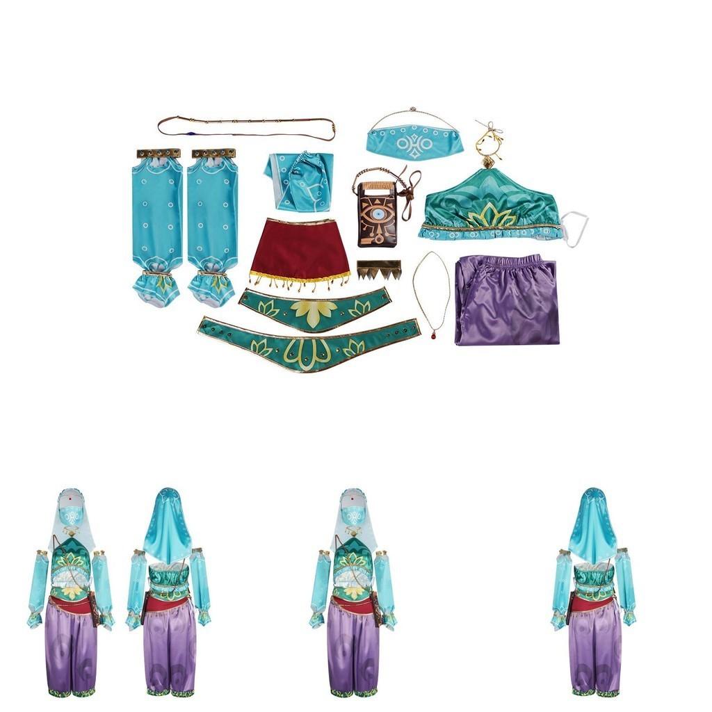 Princess Zelda Cosplay Costume For Women Anime Game Kingdom Tears Halloween Outfit S-m L-xl 2xl-3xl