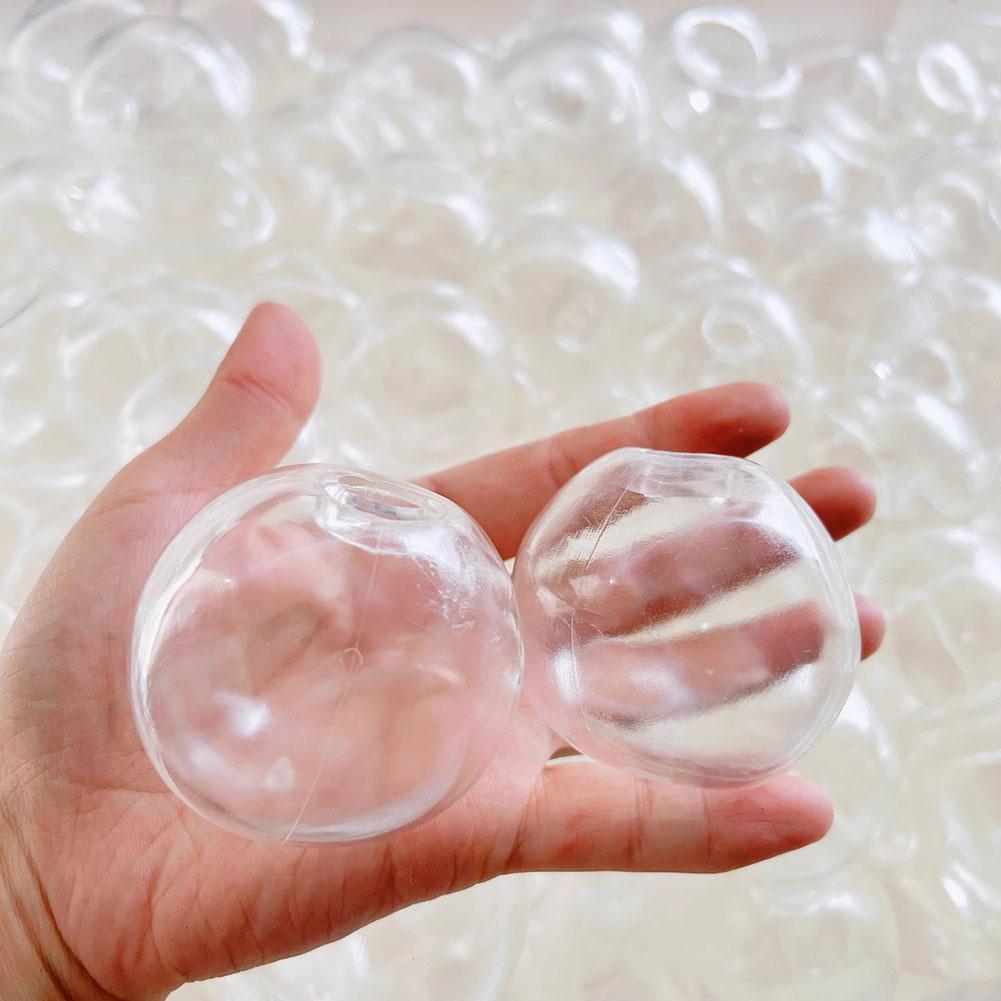 4/5/6cm Empty DIY Squishy Skin High Transparent Soft TPR Shell For Maltose Filling Handmade Stress Relief Squeeze Toy