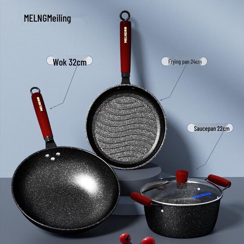 MeiLing Maifan Stone Non-stick Wok