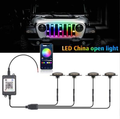Auto-Kühlergrill LED-Licht Modifikation: Monochrom/RGB Kleines Gelbes Licht für Tank 300, Einfache Installation.