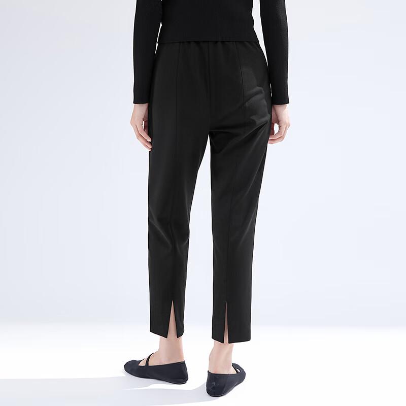 Women's High-Waist Slim-Fit Tapered Suit Pants