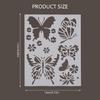 5Pcs Flower/Leaf/Butterfly Templates Reusable PET Drawing Stencils for Wood Sign Scrapbooking Painting Wall Decoration