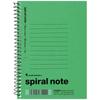 Maruman Memo Spiralring-Notizbuch, A6, horizontal, liniert, 6 mm, 10 Bücher, sortiert, N670X10SET
