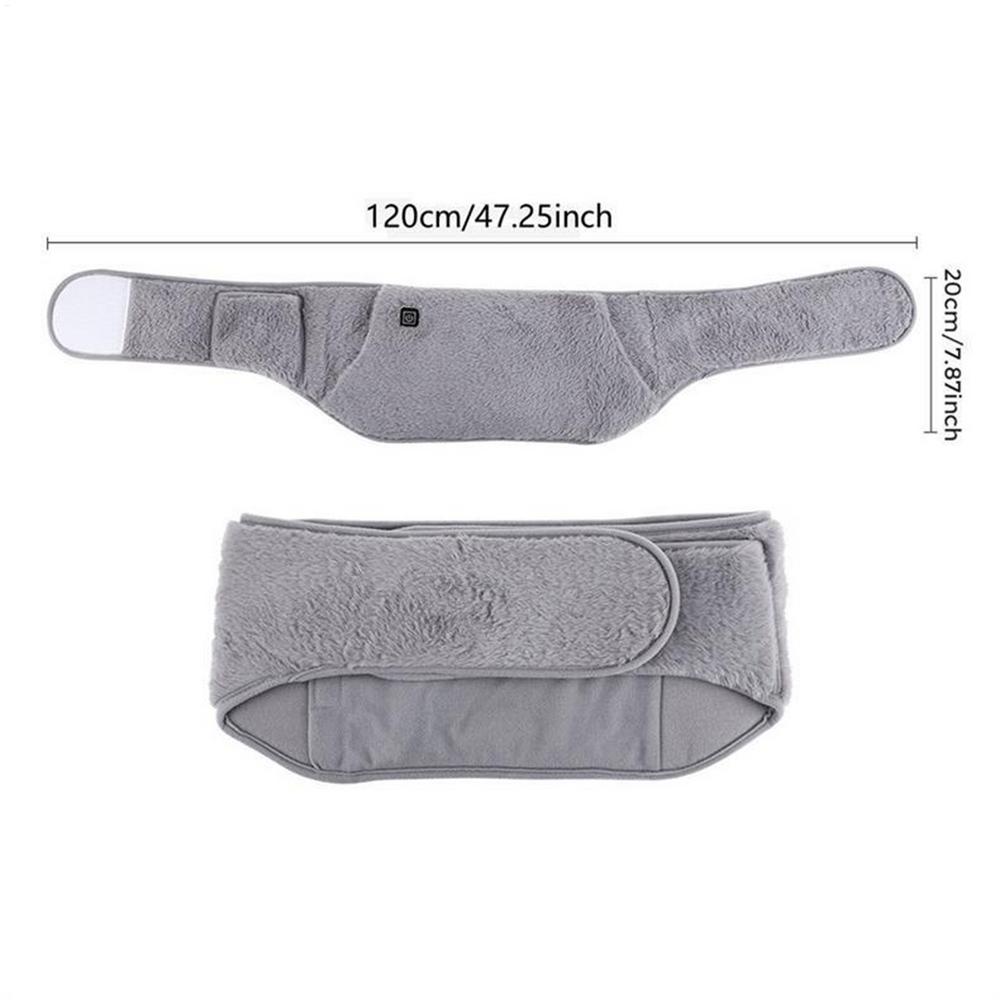 3 Levels Electric Heating Pad Cold-Proof Uterine Belt Warm Hand Waist Warming Pad USB Recharging Abdominal Warmer Adjustable