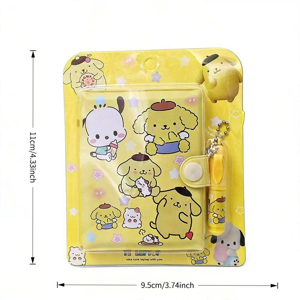 Notebook, Stationery With My Melody & Kuromi Portable Small Diary Notepad For Student, School Supplies Present