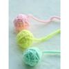1PC Plus Cat Teaser Ball Multi-Colored Cat Fuzzy Balls&Yarn Soft Interactive Cat Toys For Indoor Cats Self Play, Cat Supplies