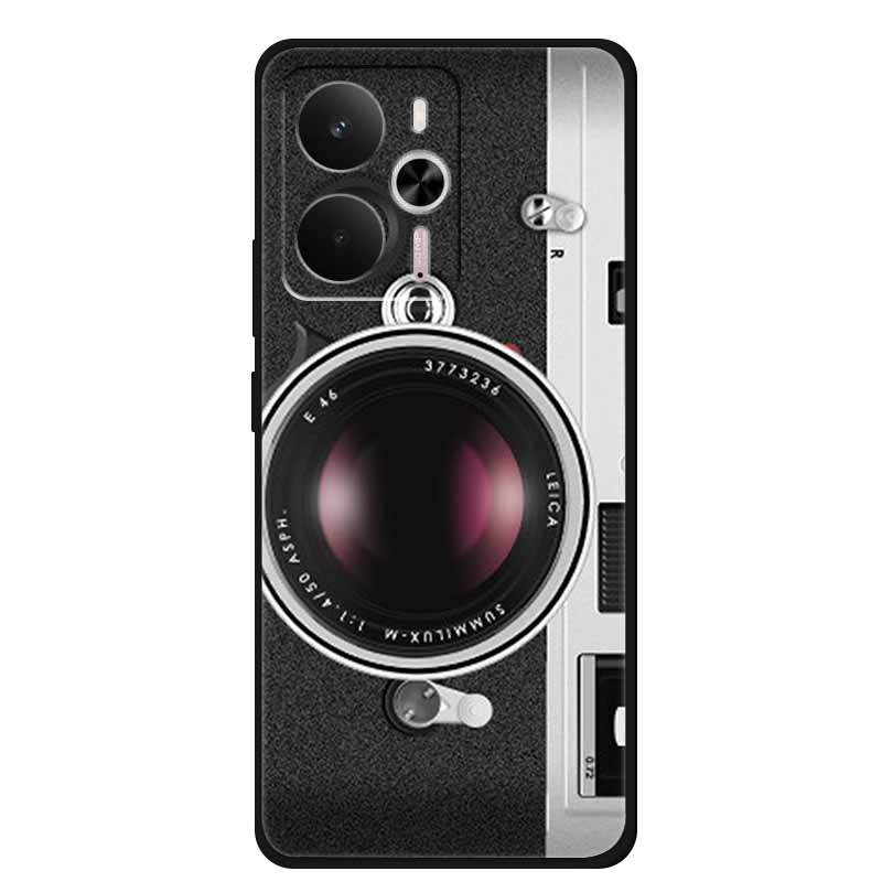 For Realme 14 5G Case Realme14 Coque 6.67" Black Silicone Soft TPU Phone Case For Realme 14 2025 Back Cover Case Shell Funda Cat