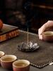 2in1 Alloy Incense Bburner Metal Sandalwood Stick Holder Buddhist Zen Lotus Stick Incense Holder Ornament