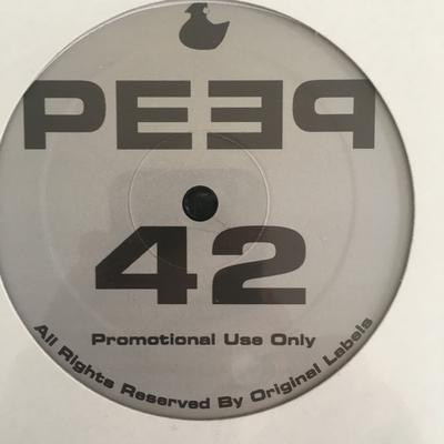 12inch Record VARIOUS  PEEP 42 PVO42 PEEP Production 2004 US Rap  HipHopRB Used