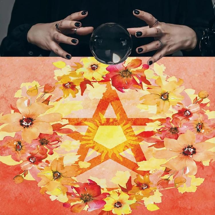 Square Table Cloth Tarot Altar Cloth Board Game Pad Astrological Oracles Pad Table Cover Card Mat Divinations Tablecloth