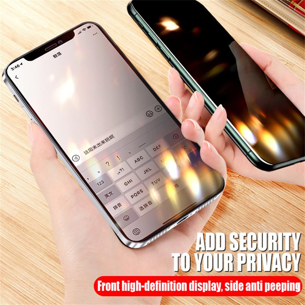 4Pcs Privacy Screen Protector For iPhone 15 14 13 12 11 16 Pro Max Mini Anti Spy Tempered Glass For iPhone 7 8 Plus SE X XR XS MAX