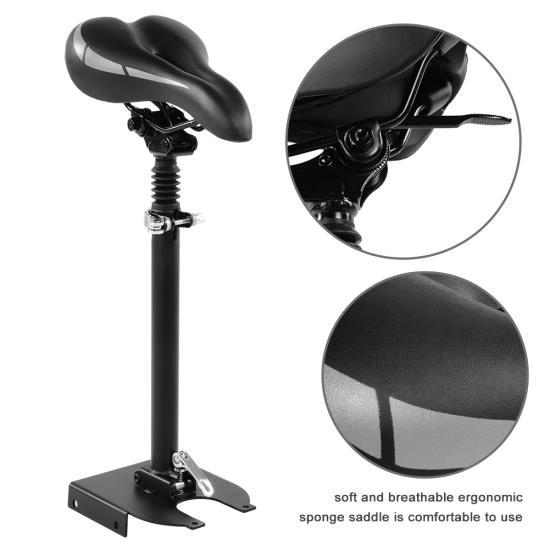 Adjustable Electric Scooter Seat Saddle For Xiaomi M365 Scooter Black