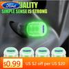 Adesivo de Carro 2026 Ford Novo 2025 Quente Verde Fluorescente Válvulas de Pneu de Roda de Carro Tampas Capas de Poeira de Válvula Luminosas Para Ford Focus ST Ran
