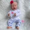 Lifelike 18'' 46 Cm Reborn Toddler Doll Full Vinyl Body Sleeping Girl Twin A Soft Touch Cotton Premature Baby Dolls for Kids Birthday Gift LOL Toy
