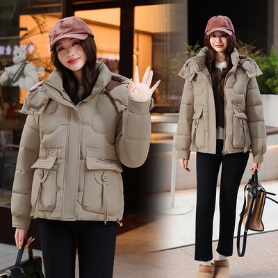 Women’s Short Hooded Windproof Thicken Warm Winter Jacket
