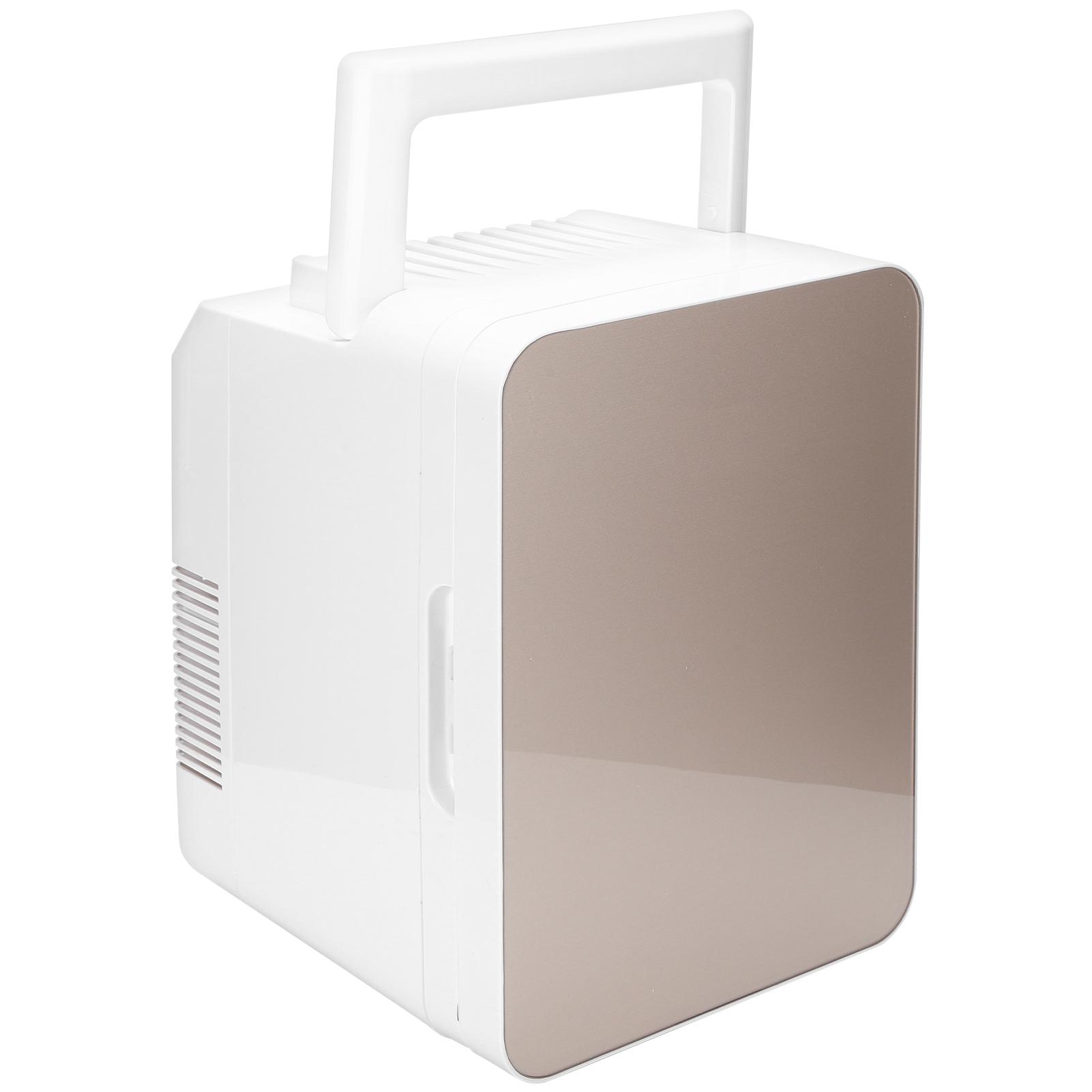 

Мини-холодильник 10 литров Золотой портативный холодильник охладитель подогреватель для офиса автомобиля дома UK Plug