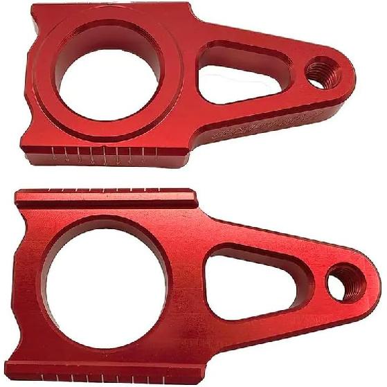 CRF250R CRF250X CRF250RX CRF450R CRF450X CRF450L Chain Adjuster Rear Axle Block Compatible with 2004 2005 2006 2007 2008 2009-2022 Models