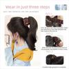 Ponytail Holder Long Wavy Ponytail Hair Fixed Elastic Hair Bands Ponytail  for Kids and Women