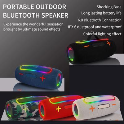 PRO9 20W Prenosný bezdrôtový Bluetooth reproduktor BT 5.0 Boombox Mini reproduktor pre domácu párty