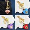 Heart Bow Keychain Metal Bag Charm For Womens Style Accessories