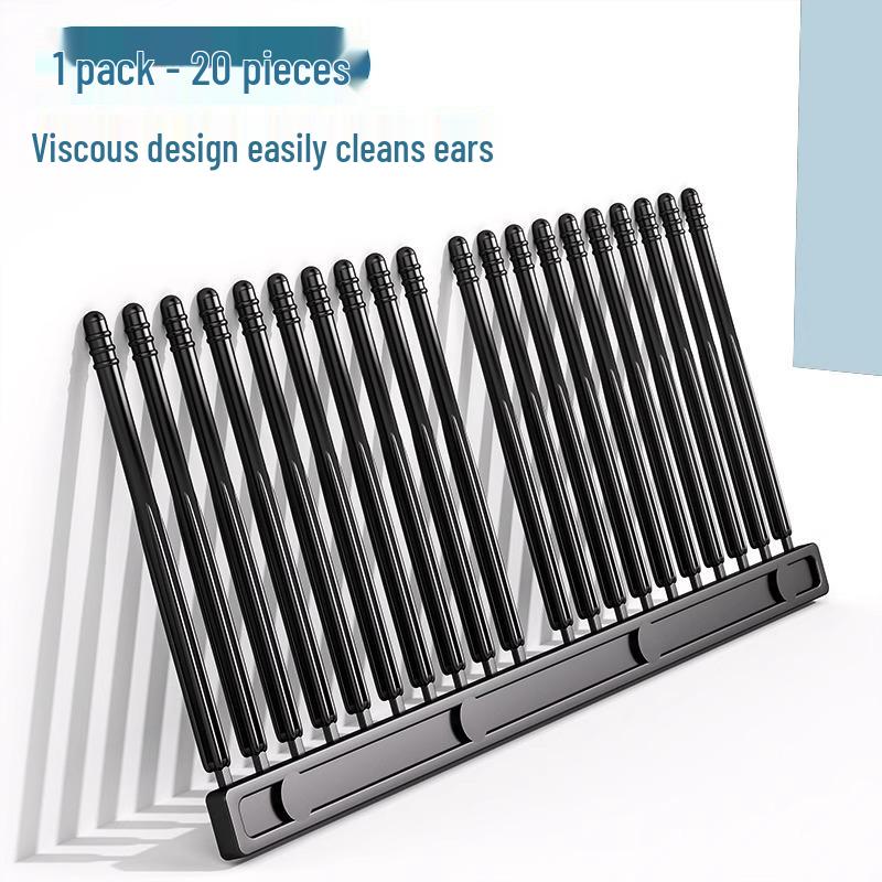 

Japanese Disposable Adhesive Ear Pick – Safe Sticky Cotton Swab for Earwax Removal