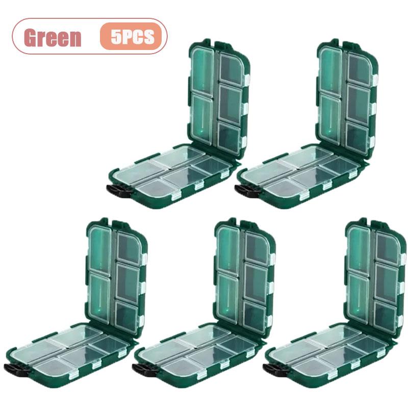 1-10PCS Dual-Sided Fishing Tackle Box Compartment Portable Bait and Hook Organizer Dividers for Lures Sinkers and Swivels