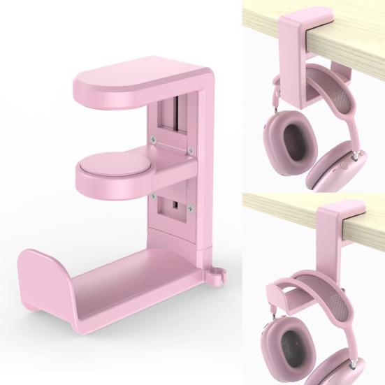 360 Derece Dönebilen Kulaklık Standı Düşmeye Karşı Tasarım Oyun Kontrolcüsü Kulaklık Standı Saklama Rafı Kalınlaştırılmış Silikon Pedli
