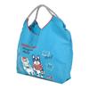Tragetasche bestickt Waschbär blaugrün [Kusuguru Japan] Tasche, wasserabweisende Tasche, Größe, Damen,
