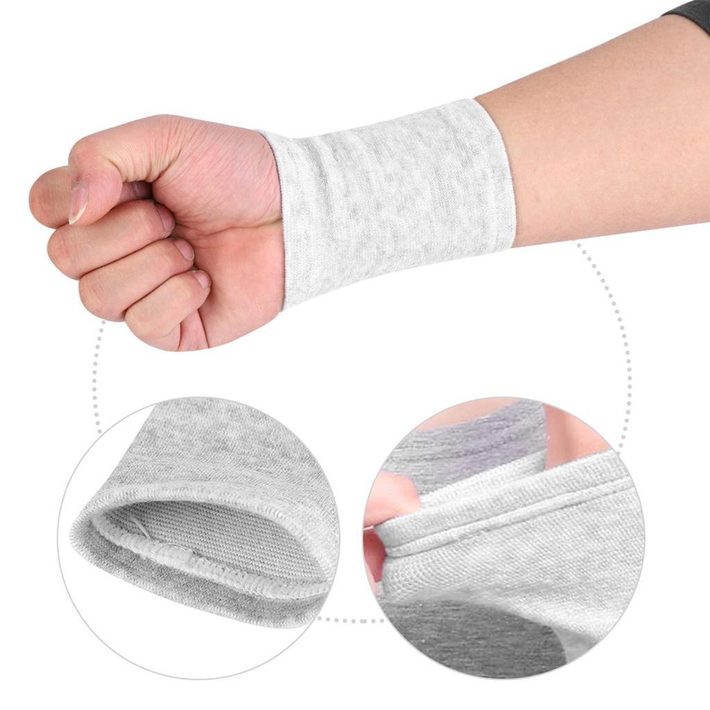 Bamboo Charcoal Wrist  Bracers  Sport Gym Thermal Protector Elastic Thermal Guards Sweatband Br