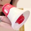 Musical Megaphone Toy Small Megaphone Speaker with Recording Microphone Musical Trumpet Bullfrog Toy Megaphone Keychain