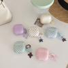 Colorful Wave Polka Point Dot with Star Earphone Case For Samsung Galaxy Buds 2 Live for Buds 3 4 Pro FE Core Cover