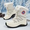 Men's Snow Boots with Lining and Thickening for Warmth, Cold-Resistant Outdoors, Non-Slip Thick Sole Women Ankle Boots
