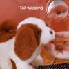 Kids Electric Barking Nodding Movable Tail Walking Plush Dog Toy Interactive Puppy Plushie Toddlers Simulation Animal